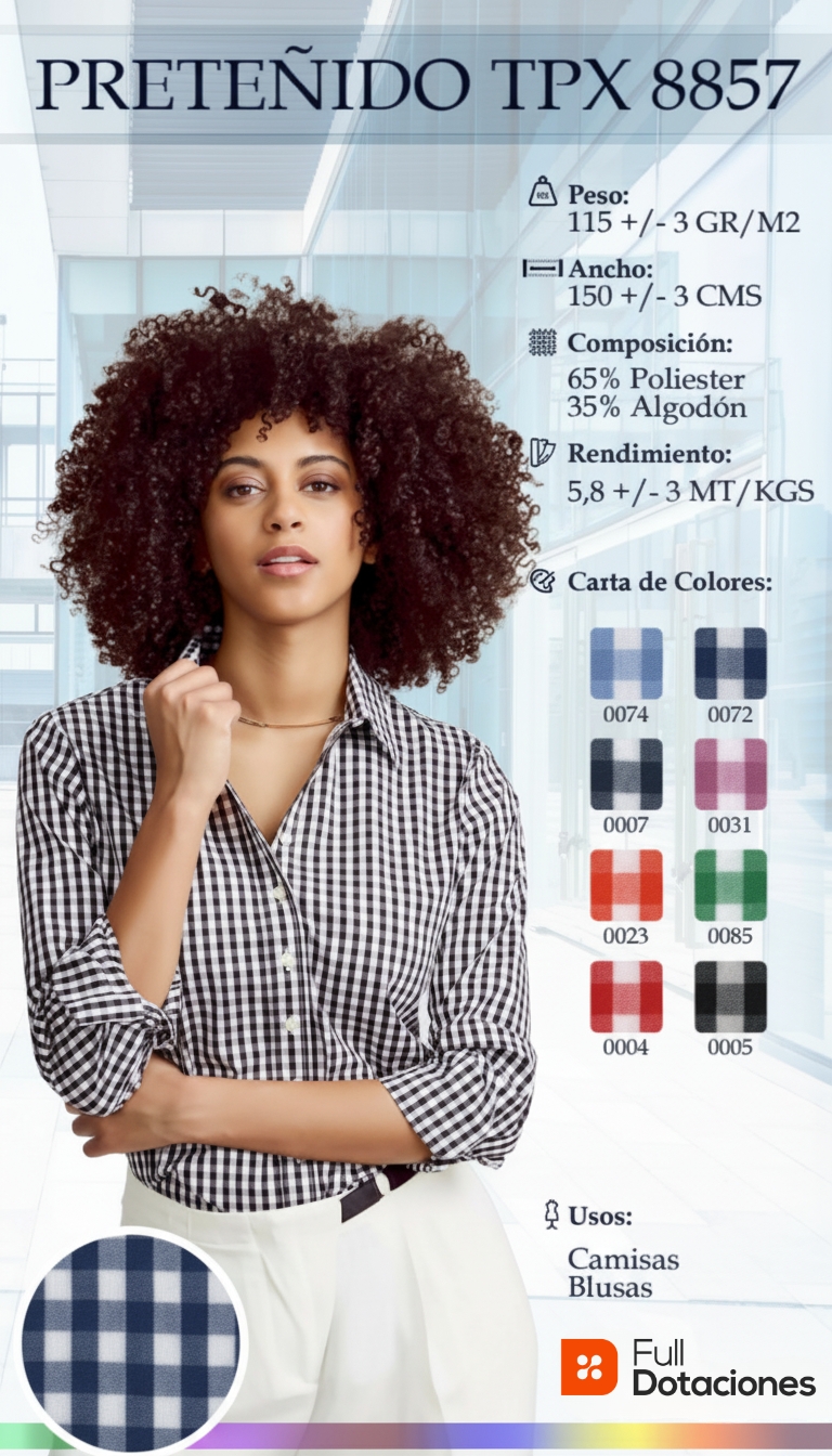 4.5 Preteñido TPX 8857 Cuadro medio (65_35, 115 g_m²) 4.5 Preteñido TPX 8857 Cuadro medio (65_35, 115 g_m²)