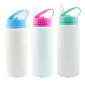 Botilito Sublimable 630 ml con Pitillo Plegable