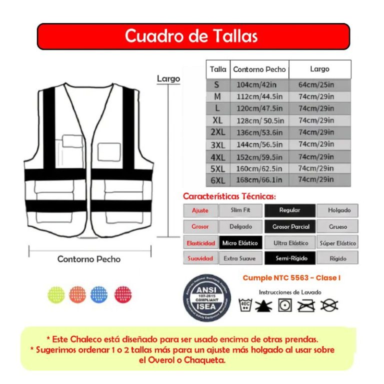 Chaleco Luminoso - Multipropósito - Vista 3