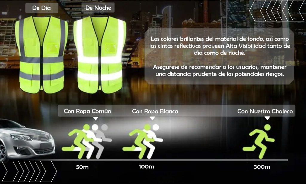 Chaleco Luminoso - Multipropósito - Vista 5