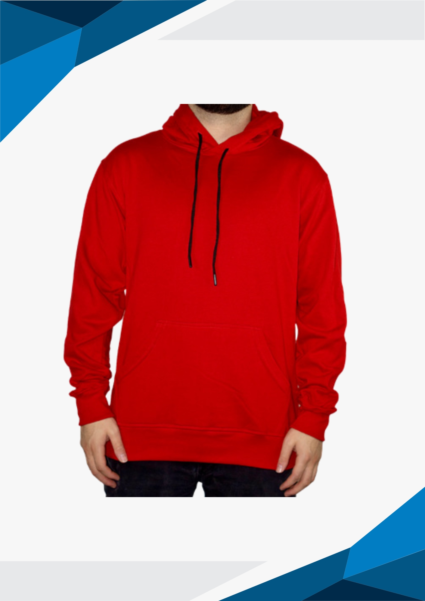 buzo capota algodon perchado bolsillo canguro