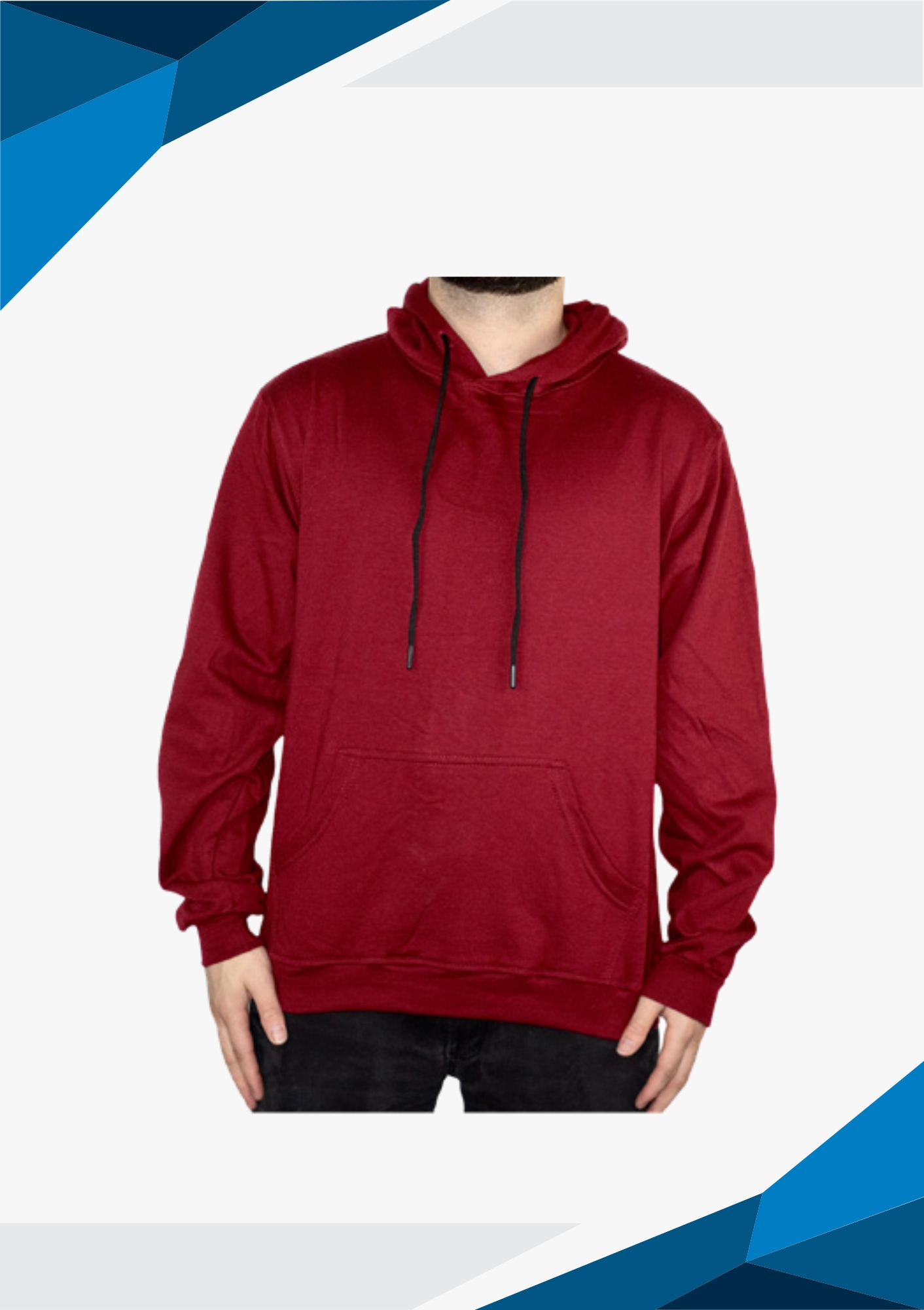 buzo capota algodon perchado bolsillo canguro