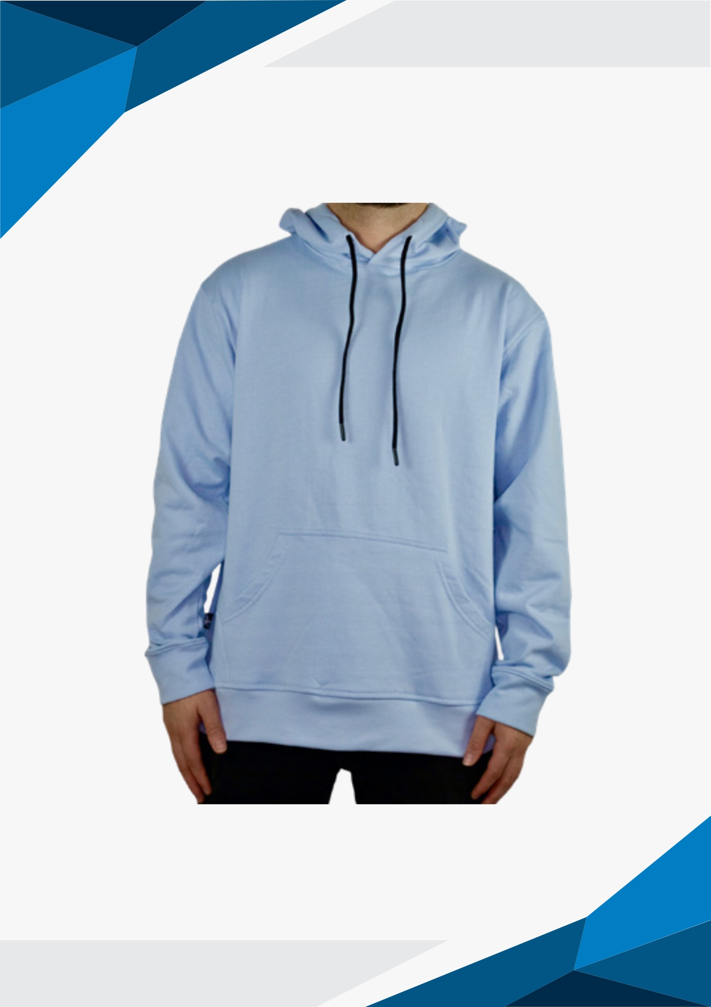 buzo capota algodon perchado bolsillo canguro