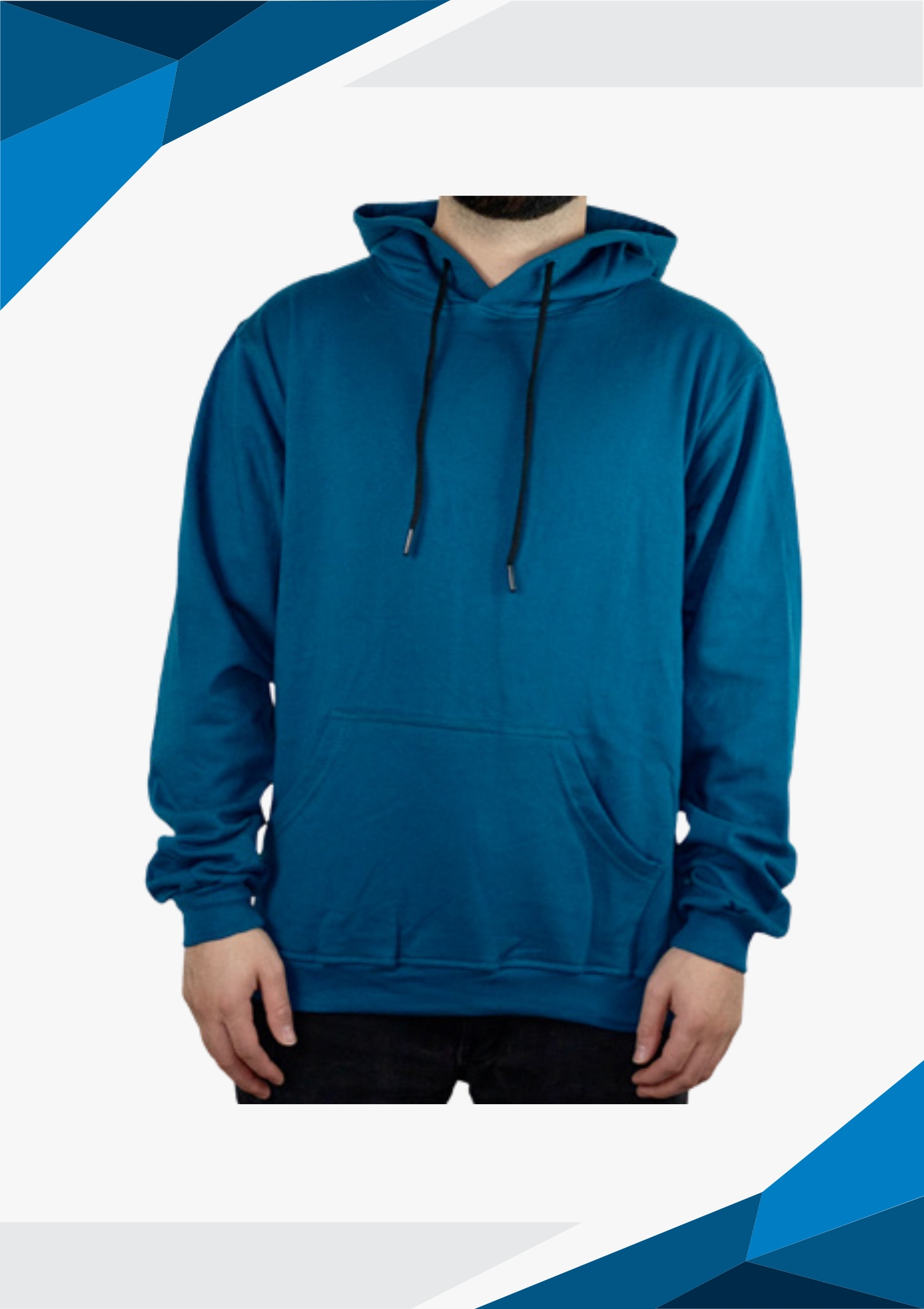 buzo capota algodon perchado bolsillo canguro