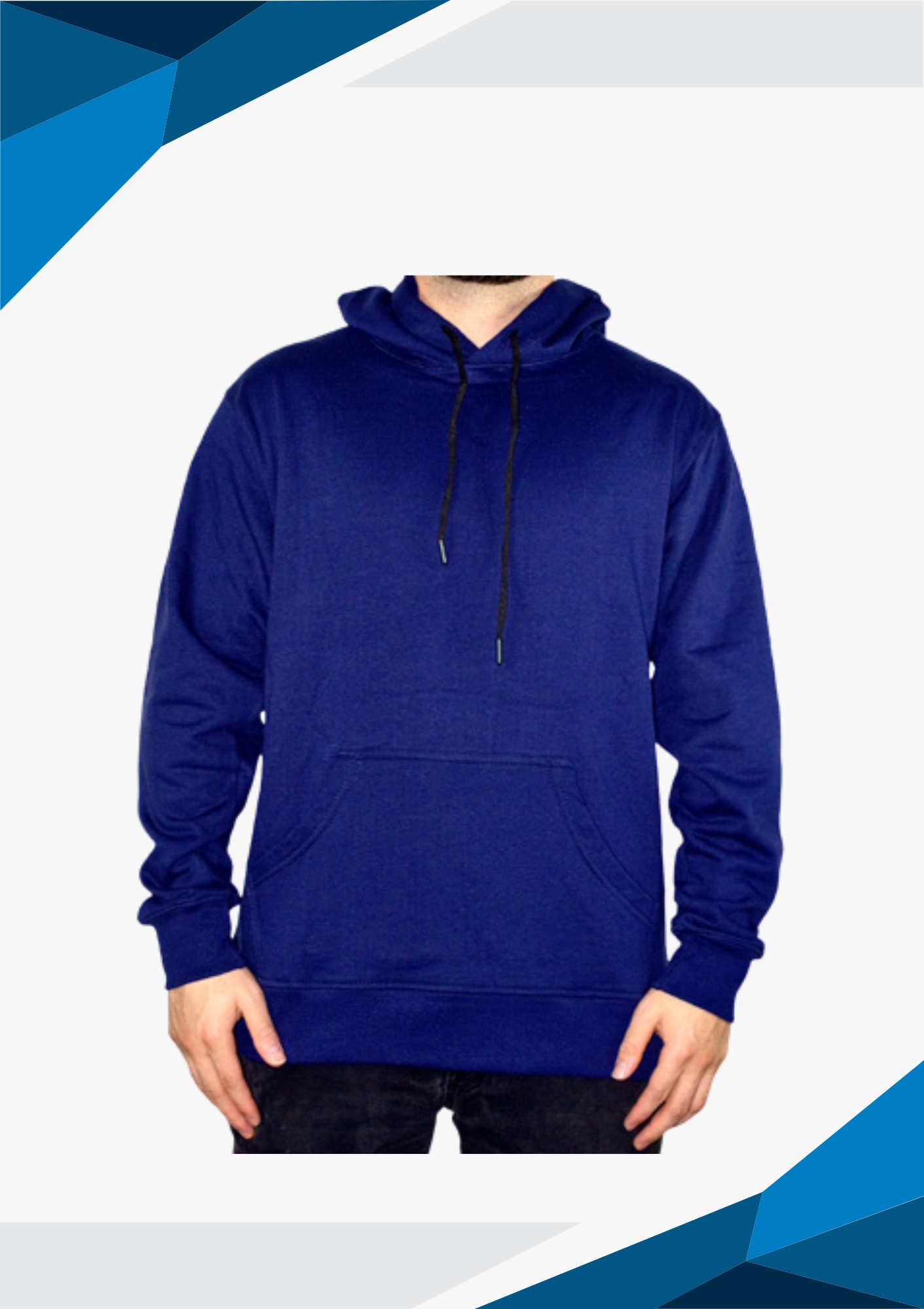 buzo capota algodon perchado bolsillo canguro