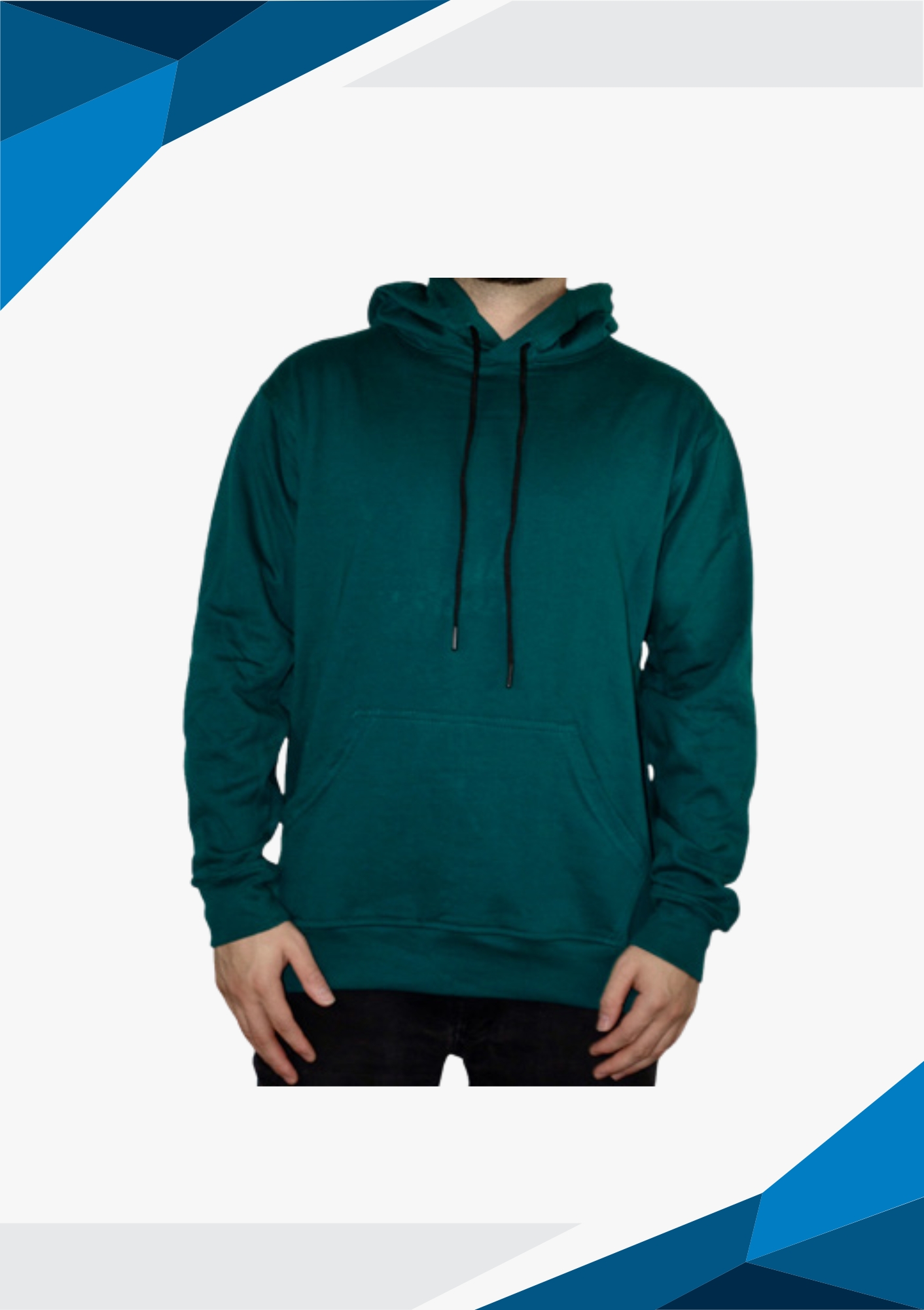 buzo capota algodon perchado bolsillo canguro