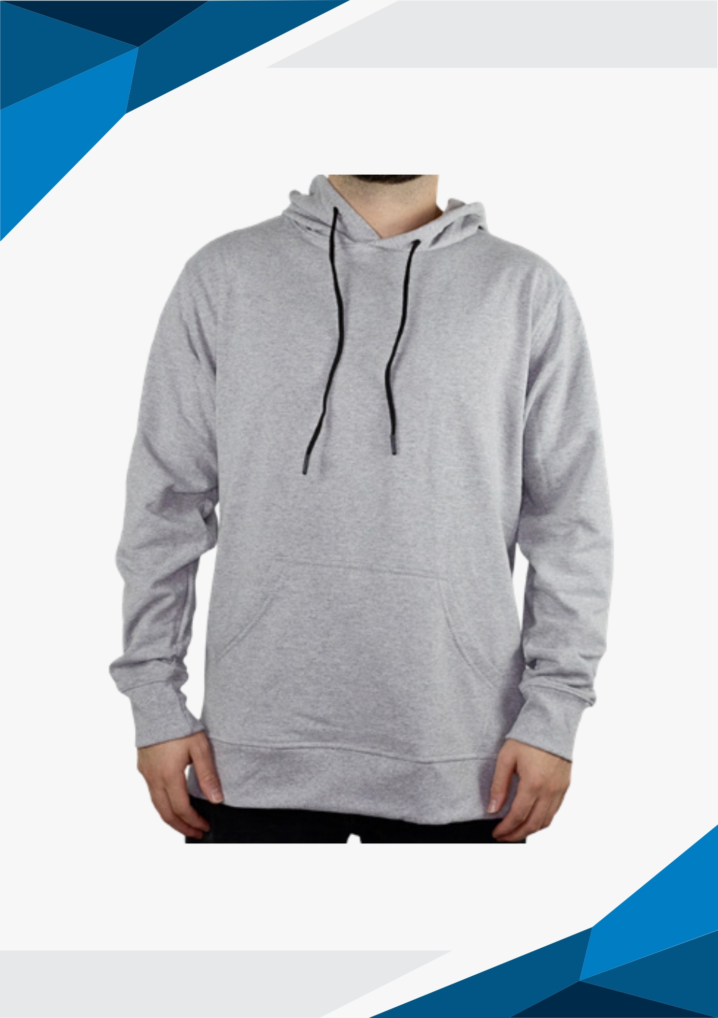 buzo capota algodon perchado bolsillo canguro