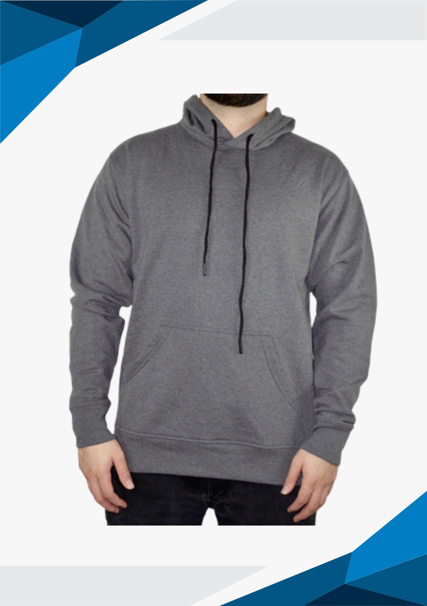 buzo capota algodon perchado bolsillo canguro