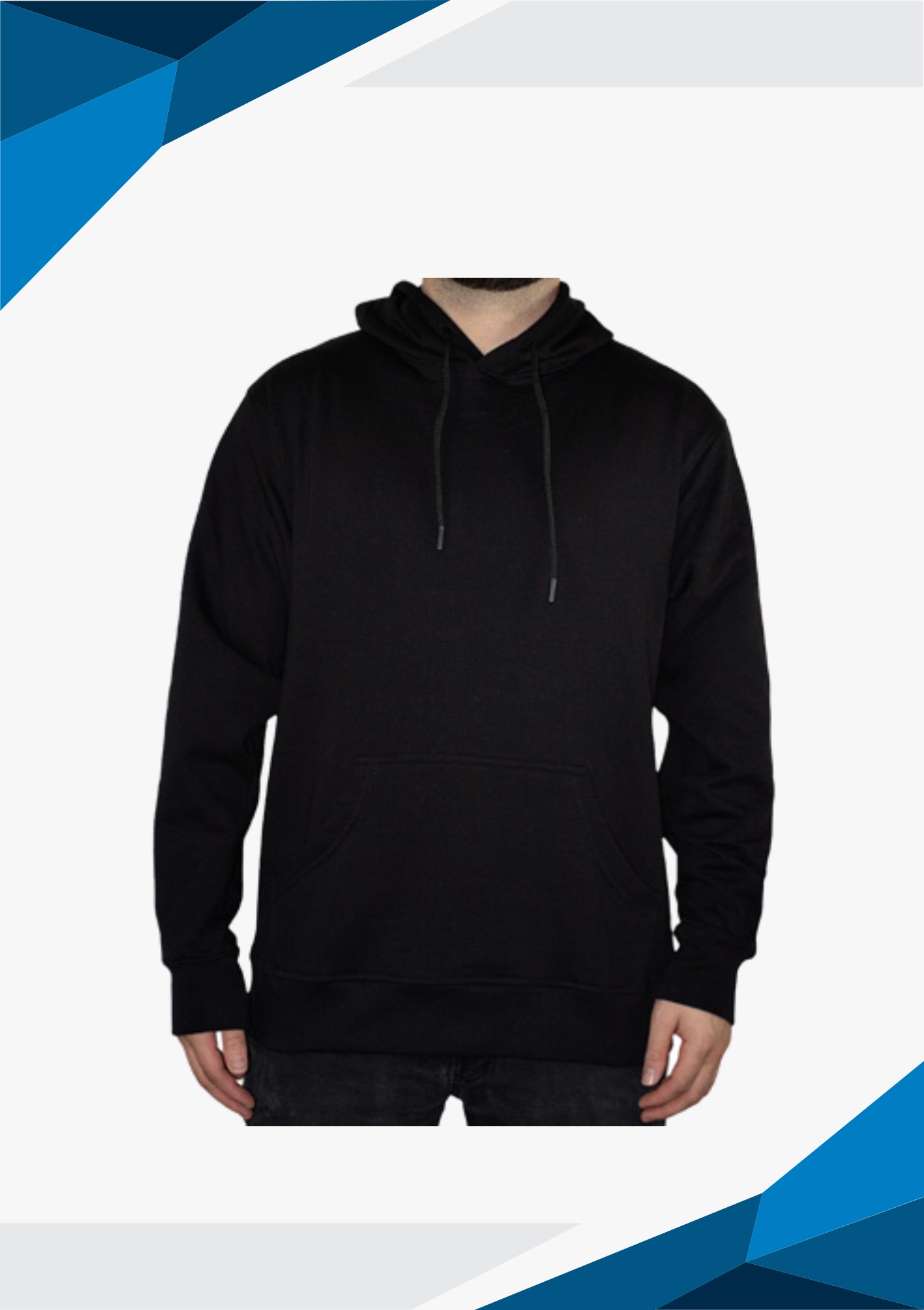 buzo capota algodon perchado bolsillo canguro