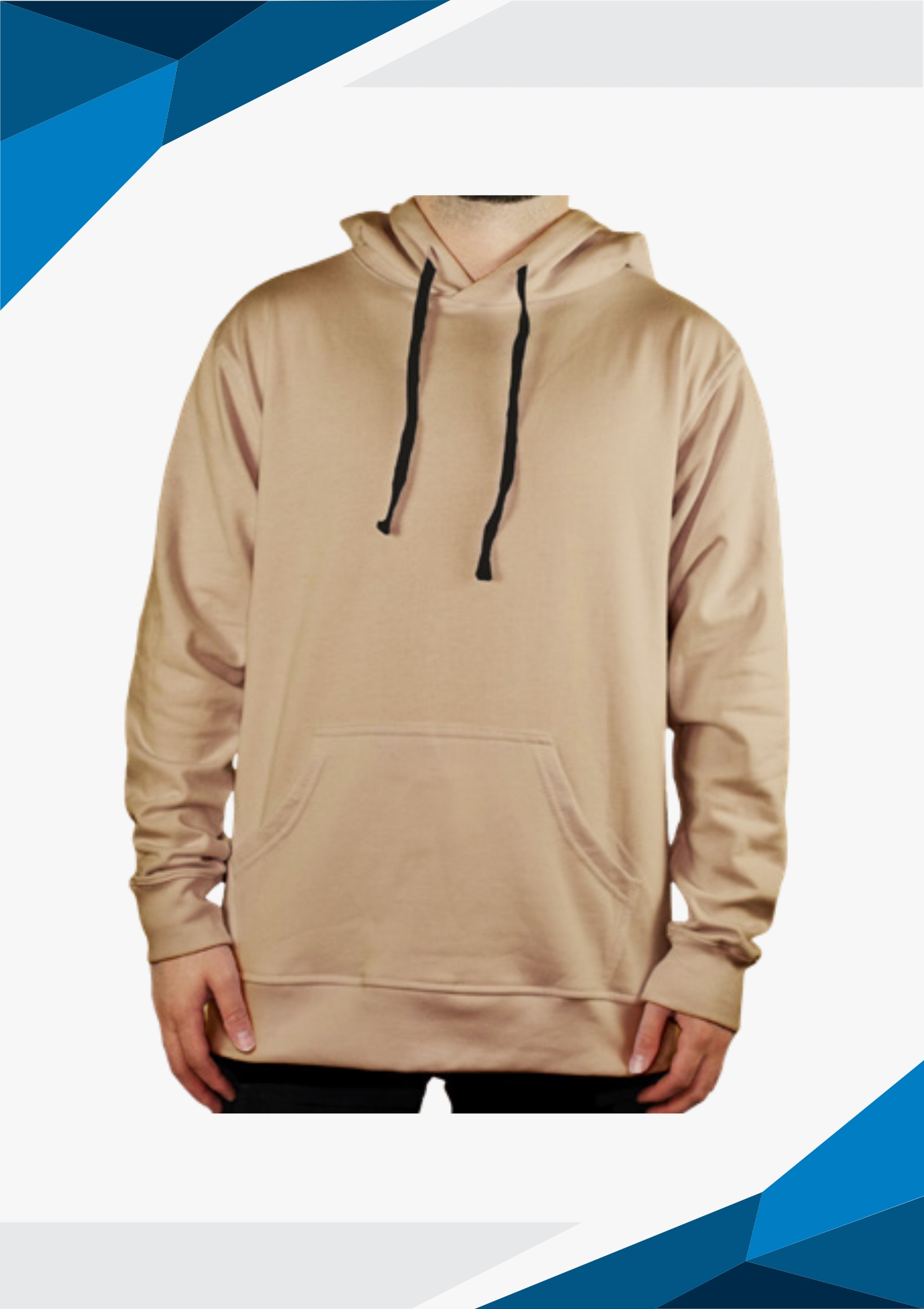 buzo capota algodon perchado bolsillo canguro