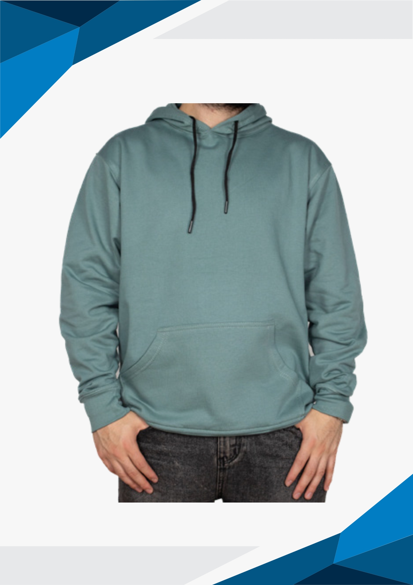 buzo capota algodon perchado bolsillo canguro