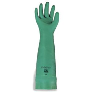 Guante nitrilo Ansell Sol-Vex 37-185 largo 45 cm