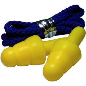 Tapaoídos en silicona de 3 anillos con cordón - Trío